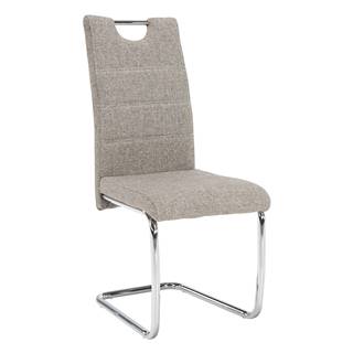 Jedálenská stolička béžová/svetlé šitie ABIRA NEW rozbalený tovar