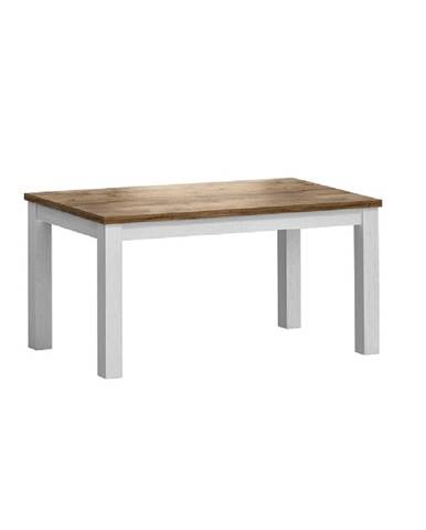 KONDELA Stôl STD, rozkladací, sosna andersen/dub lefkas, 160-203x90 cm, PROVANCE