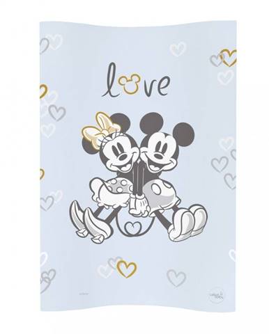 CEBA Podložka prebaľovacia mäkká COSY (50x70) Disney Minnie&Mickey Blue