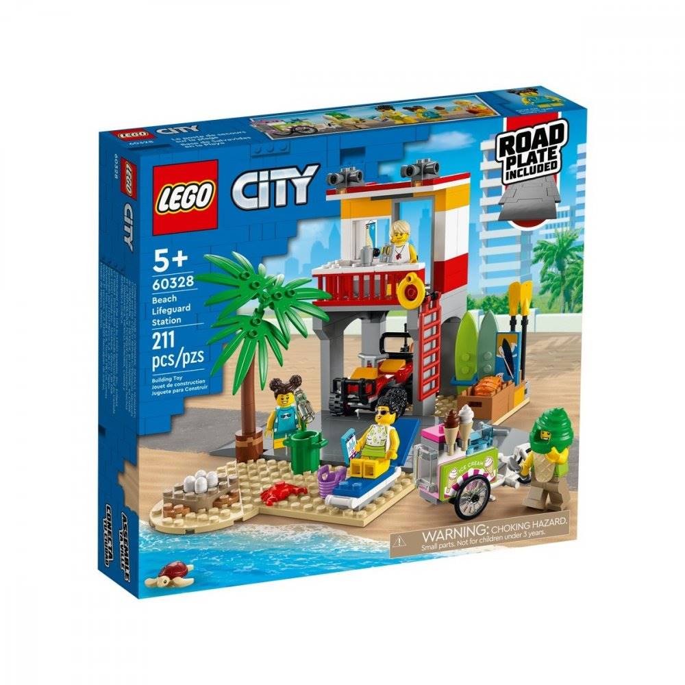 LEGO  CITY STANICA POBREZNEJ HLIADKY /60328/, značky LEGO