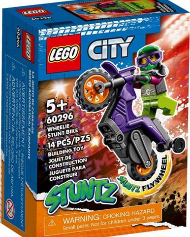 LEGO CITY KASKADERSKA WHEELIE MOTORKA /60296/