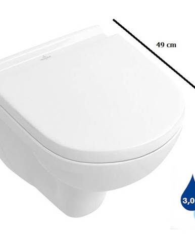 Wc závesné Villeroy & Boch O.Novo zadný odpad