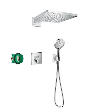 Sprchový systém Hansgrohe Raindance E pod omietku s termostatickou batériou chróm