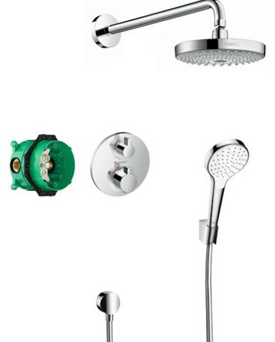 Sprchová batéria Hansgrohe Ecostat vrátane podomietkového telesa chróm