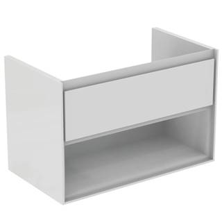 Ideal Standard Kúpeľňová skrinka pod umývadlo  Connect Air 80x44x51,7 cm v kombinácii svetlo šedá lesk / biela mat E0827EQ, značky Ideal Standard