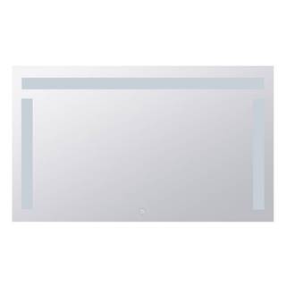Zrkadlo Bemeta s osvětlením a dotykovým senzoremvo farebnom provedení hliník/sklo