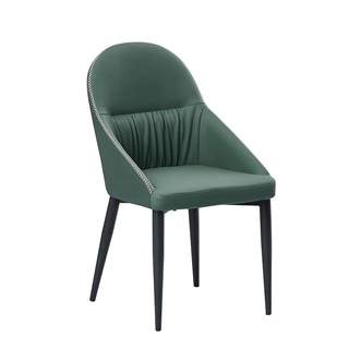 Jedálenská stolička ekokoža zelená/kov KALINA