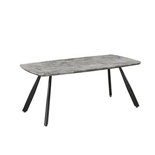 Kondela Jedálenský stôl betón/čierna 180x90 cm ADELON, značky Kondela