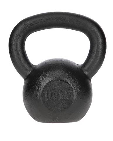 Litinový kettlebell HMS KZG10 10 kg, černý