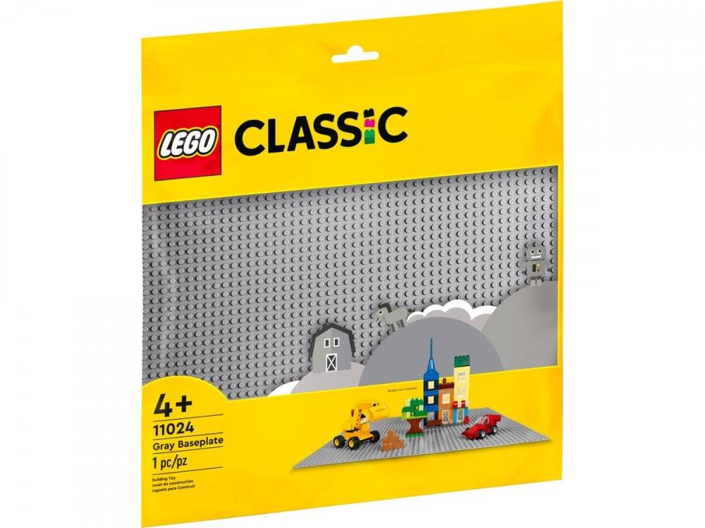 LEGO  CLASSIC SIVA PODLOZKA NA STAVANIE /11024/, značky LEGO