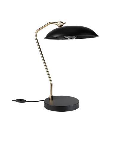 Stolová lampa v čierno-zlatej farbe Dutchbone Liam