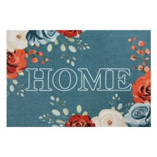 Modrá rohožka Hanse Home Flower Home, 40 x 60 cm