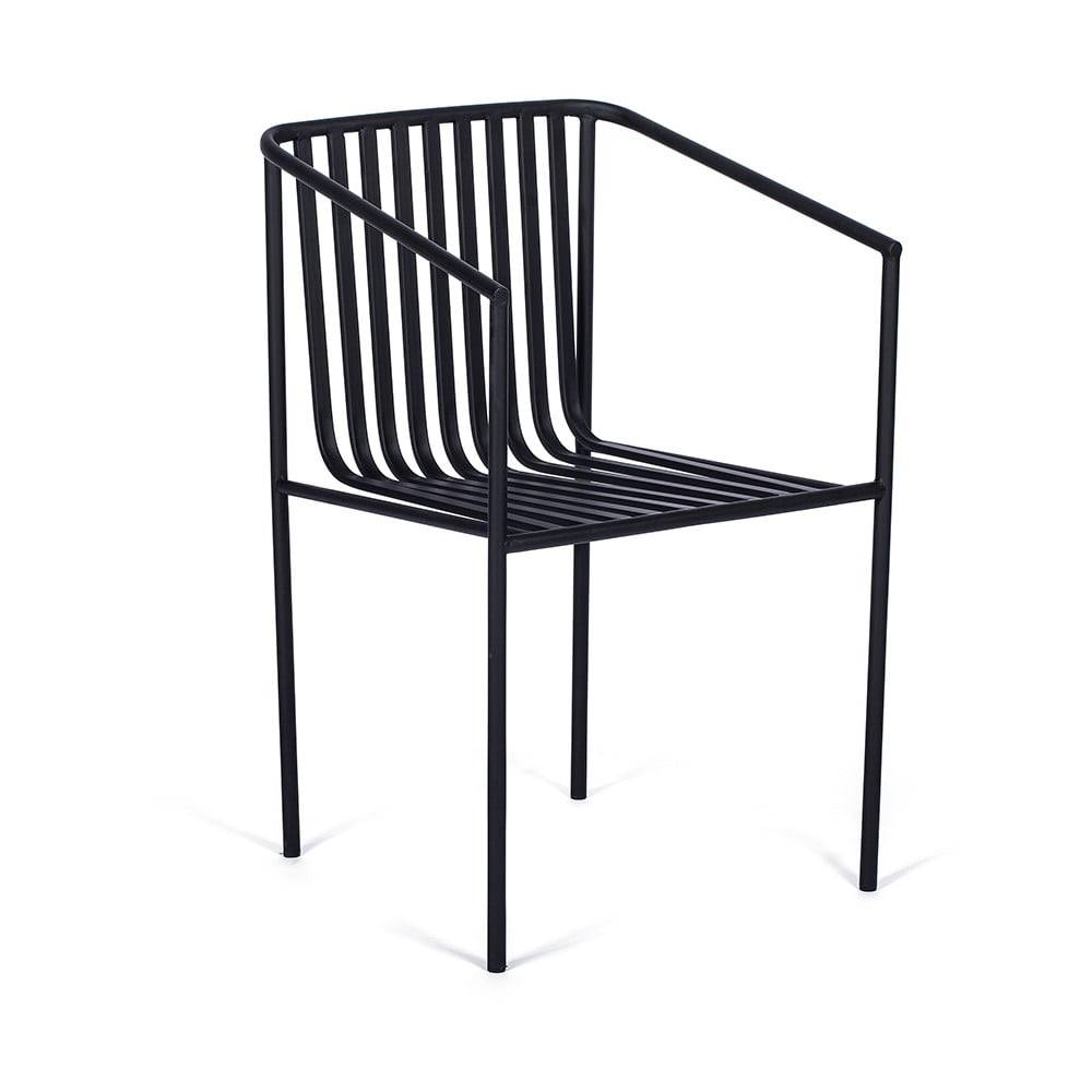 Bonami Selection Súprava 2 čierných záhradných stoličiek  Cecile, značky Bonami Selection