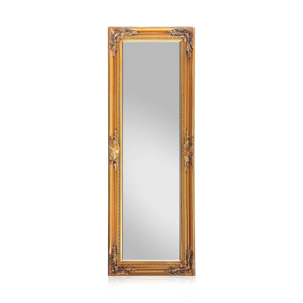 Casa Chic  Ashford, zrkadlo so stojanom, masívny drevený rám, obdĺžnikový, 130 x 45 cm, značky Casa Chic
