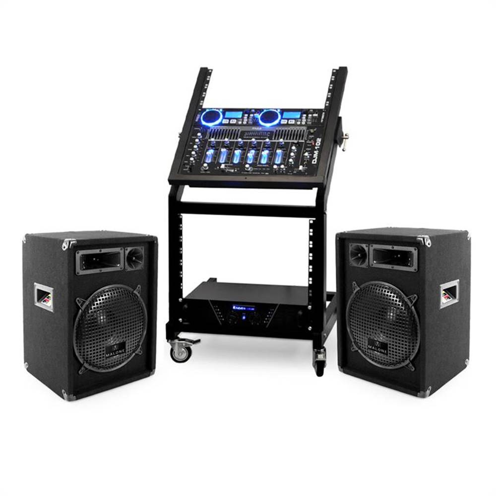 Electronic-Star  DJ reproduktorový set Rack Star Neptun Palace 250 ľudí, značky Electronic-Star