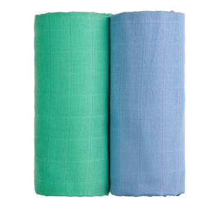 T-TOMI Súprava 2 bavlnených osušiek v zelenej a modrej farbe  Tetra, 90 x 100 cm, značky T-TOMI