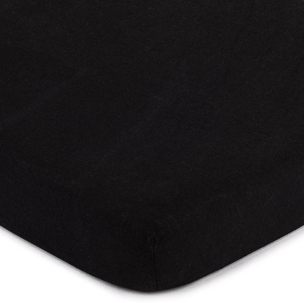 4Home  Jersey prestieradlo čierna, 220 x 200 cm, značky 4Home