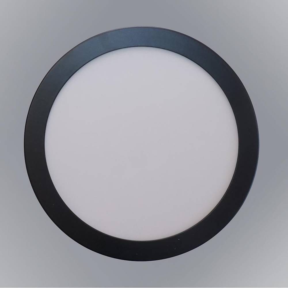 MERKURY MARKET LED kruhový panel 6W 4200K okrúhly čierna, značky MERKURY MARKET