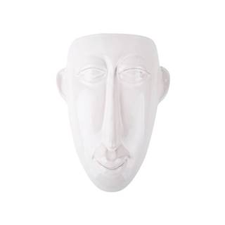 Sivý nástenný kvetináč PT LIVING Mask, 17,5 x 22,4 cm
