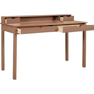 Pracovný stôl z borovicového dreva s poličkou Støraa Gava