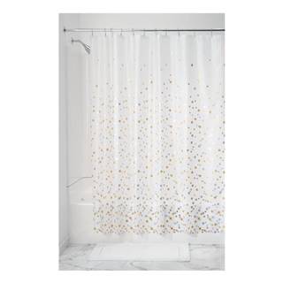 iDesign Priehľadný sprchový záves  Confetti, 183 x 183 cm, značky iDesign
