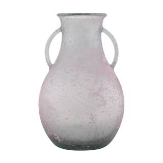Mauro Ferretti Ružová váza z recyklovaného skla  Anfora, ⌀ 32 cm, značky Mauro Ferretti