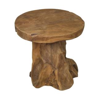 HSM collection Odkladací stolík z teakového dreva  Kruk Root, značky HSM collection