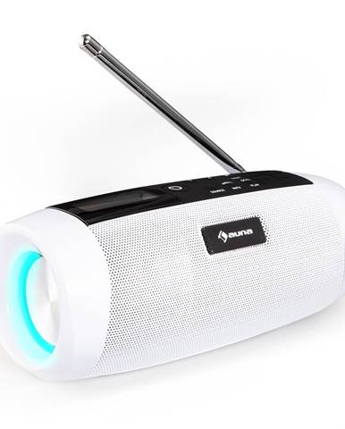 Auna Blaster DAB Radio, prenosný Bluetooth reproduktor, DAB/DAB+/FM, batéria, LCD