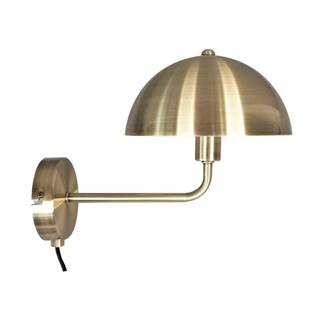 Leitmotiv Nástenná lampa v zlatej farbe  Bonnet, výška 25 cm, značky Leitmotiv