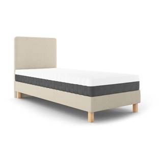 Mazzini Beds Béžová jednolôžková posteľ  Lotus, 90 x 200 cm, značky Mazzini Beds