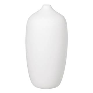 Blomus Biela keramická váza , výška 25 cm, značky Blomus