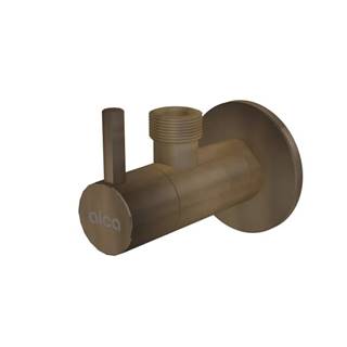 Alca Rohový ventil  s filtrom 1/2"×1/2", okrúhly bronz-antic ARV003ANTIC, značky Alca