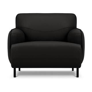 Windsor & Co Sofas Čierne kožené kreslo  Neso, značky Windsor & Co Sofas
