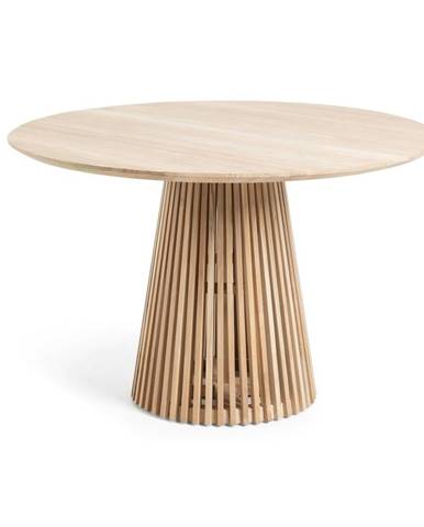 Jedálenský stôl z teakového dreva Kave Home Irune, ø 120 cm