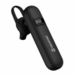 Swissten SWISSTEN Bluetooth headset caller bezdrôtové slúchadlo handsfree, ovládanie hlasitosti, čierna, bluetooth, značky Swissten