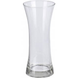 Sklenená váza/svietnik 25 cm