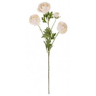 Umelá kvetina Pivonka 70 cm, krémová