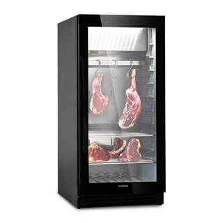 Klarstein SteakhoPro 233 Onyx, chladnička na zrenie mäsa, 1 zóna, 233 litrov, 1-25°C, dotykový displej, panoramatické okno