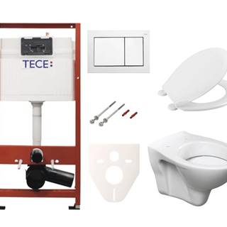 Cenovo zvýhodnený závesný WC set TECE do ľahkých stien / predstenová montáž + WC S-Line S-line Pro