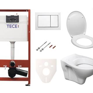 Tece Cenovo zvýhodnený závesný WC set TECE do ľahkých stien / predstenová montáž + WC S-Line S-line Pro, značky Tece