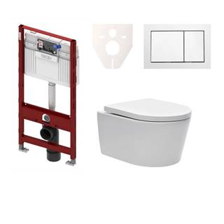Závesný WC set SAT Brevis do ľahkých stien / predstenová