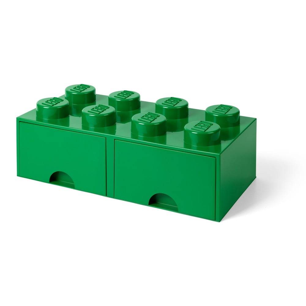 LEGO® Zelený úložný box s dvoma zásuvkami , značky LEGO®
