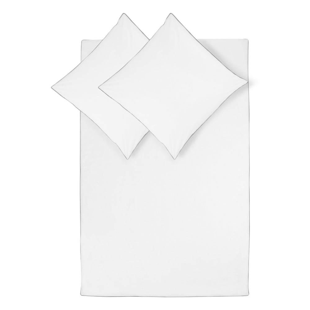Westwing Collection Biele obliečky na dvojlôžko z bavlneného perkálu , 200 x 200 cm, značky Westwing Collection