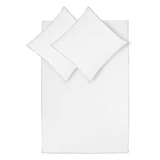Westwing Collection Biele obliečky na dvojlôžko z bavlneného perkálu , 200 x 200 cm, značky Westwing Collection