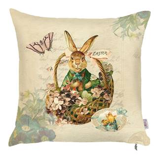Obliečka na vankúš Apolena Easter Rabbit, 43 × 43 cm