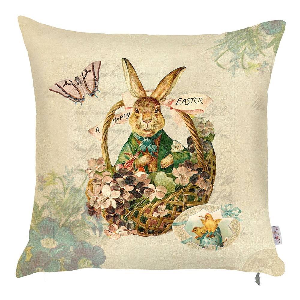 Apolena Obliečka na vankúš  Easter Rabbit, 43 × 43 cm, značky Apolena