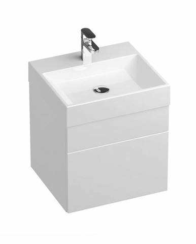 Kúpeľňová skrinka pod umývadlo Ravak Natural 50x45 cm biela