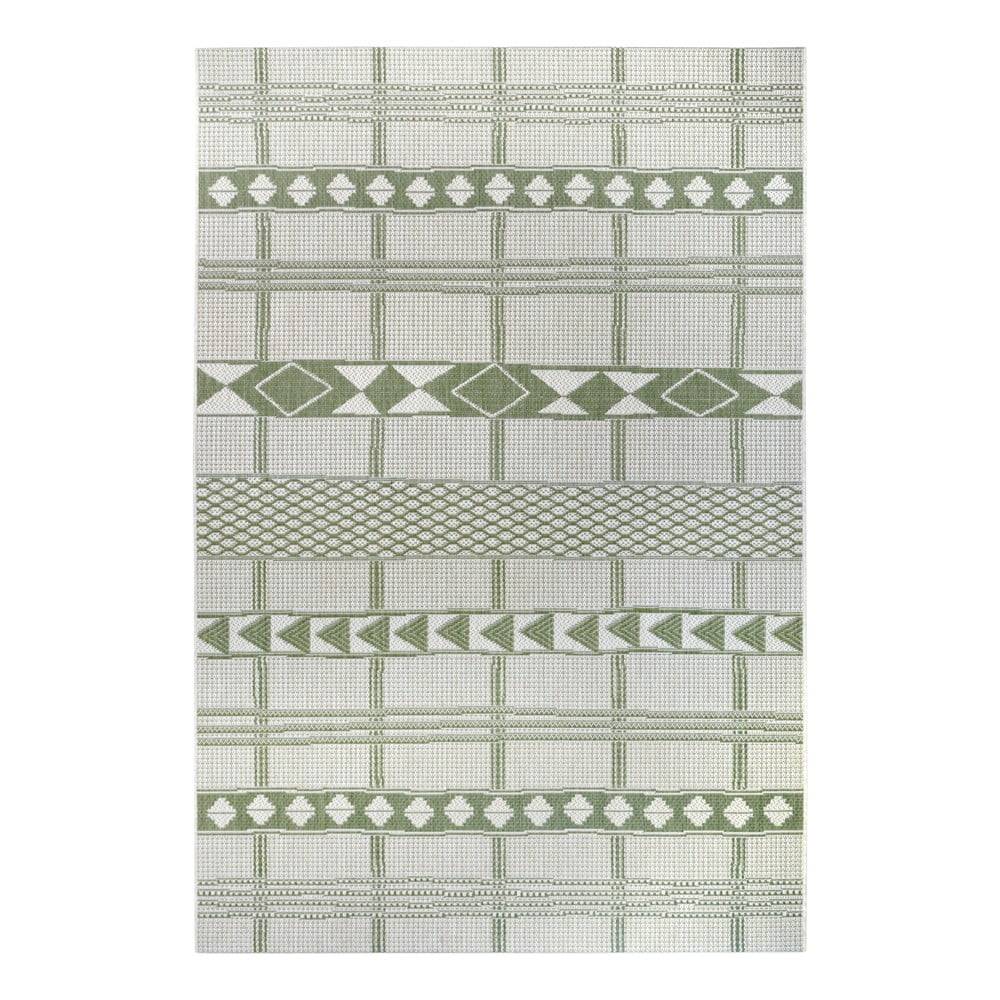 Ragami Zeleno-béžový vonkajší koberec  Madrid, 80 x 150 cm, značky Ragami