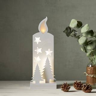 Biela vianočná svetelná dekorácia Grandy - Star Trading
