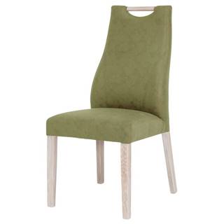 Jedálenská stolička NAILA II dub sonoma/zelená